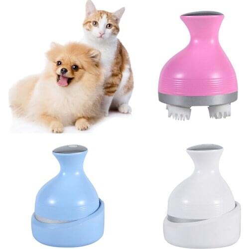 Pet Intelligent Charging Cat Massager 3D Head Massager Cats Automatic Rotate Waterproof Electric Dragon Claw Han Cleaner Dust
