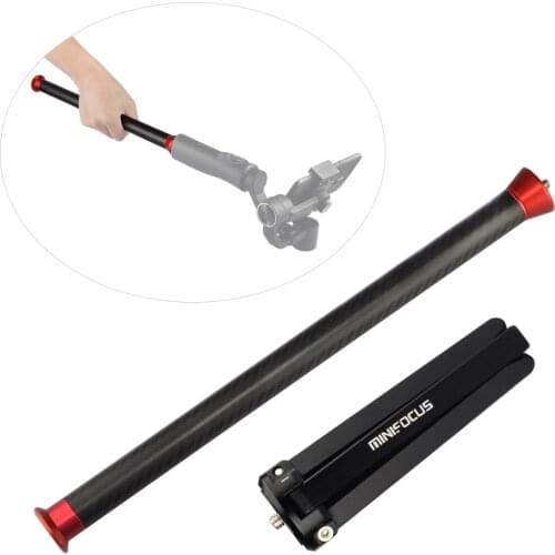 Carbon Fiber Extension Pole Stick Rod Monopod for DJI Ronin S Osmo Mobile 2 Zhiyun Crane 2 Smooth 4 3 Q Weebill Handheld Gimbal