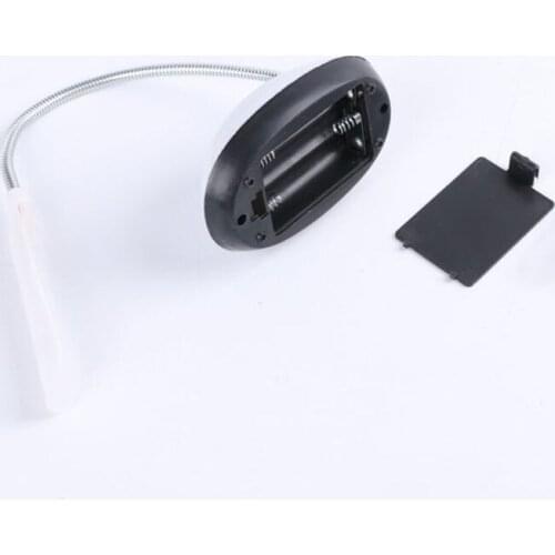 YYSD Battery Powered Mini LED Desk Lamp 360 Degree Rotation Adjustable Gooseneck Hose Eye Protection Reading Night Lights