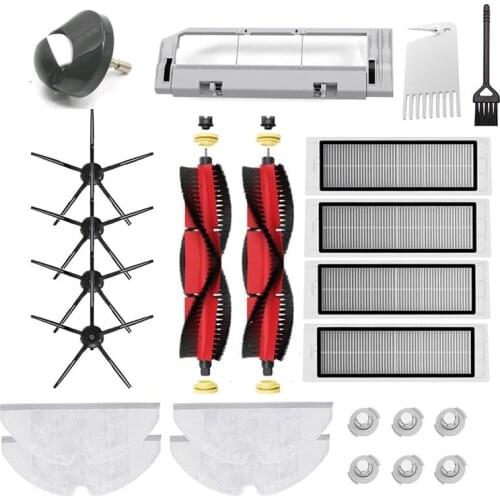 TOP!-Brush Hepa Filter Mop Cloth for Xiaomi Roborock All Series Vacuum Cleaner S5 S6 Max Pure Maxv S50 S60 E4 E35 Mi Robot