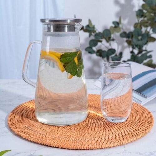 Natural Rattan Woven Heat Pad Straw Handmade Coaster Table Mats Japanese-style Pot Bowl Western Tea Cup Plate Mat