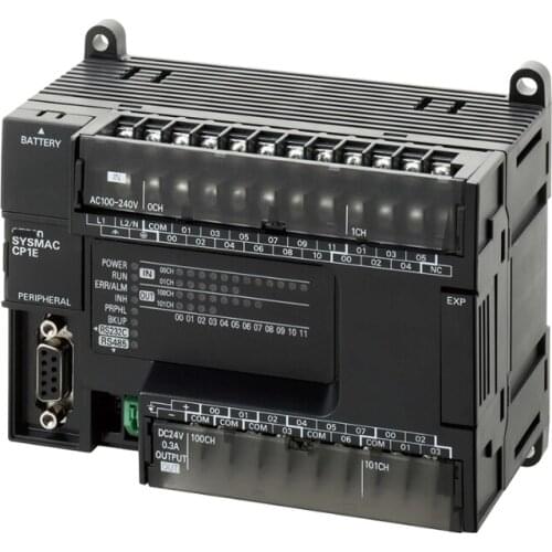 New Original CP1E-N40S1DR-A CP1E-N40S1DT1-D PLC CPU DC24V Input 24 Point Transistor Output 16 Point