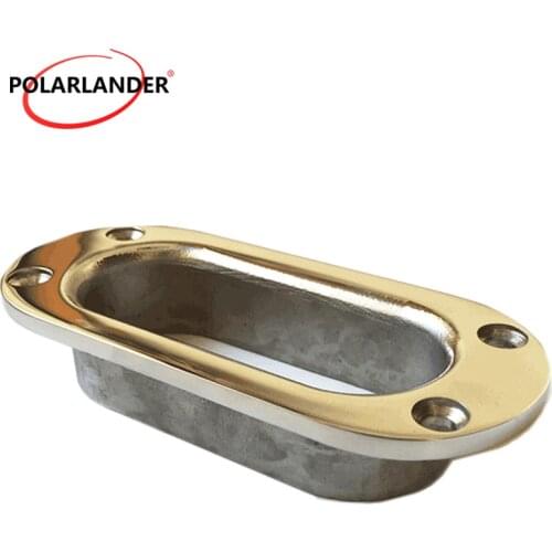 Oval Hawse Pipe Anchor Rope Marine Accessory Mooring Marine yacht Chain Line 139.7mm 316 Stainless Steel Cable-Guide Hole