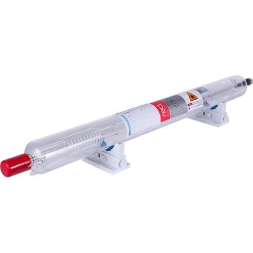 Highlights Reci W4 100W Co2 Laser Tube Length 1450mm Dia 80mm For Laser Engraving Cutter Machine 10000 Hours Glass Pipe