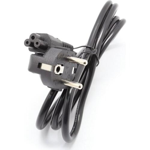 Power Cord Lead 3 Pin CLOVER EU European PLUG PC LCD LED Cable notebook latop Prong Laptop IEC-C7 IEC-C5 AC Figure 8 Monitor