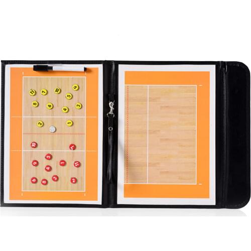 New Foldable Volleyball Board Coaching Volleyball Tactic Board Magnetic Coach Tactics Game Voleibol Training Teach