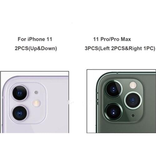 Sapphire Crystal Back Camera Glass for iPhone 11 Pro Max Rear Camera Cover Lens Sticker Replacement