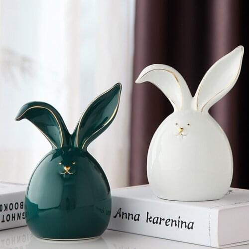 Nordic ins style rabbit decoration indoor living room decoration light luxury room layout cute creative small furnishings