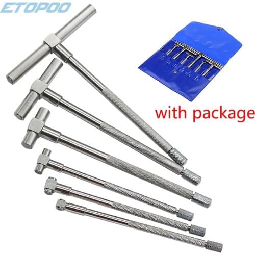 6pcs/set 5/16"-6" Telescoping gauges internal gauge Hole Gauges for Quick inside measurements of holes