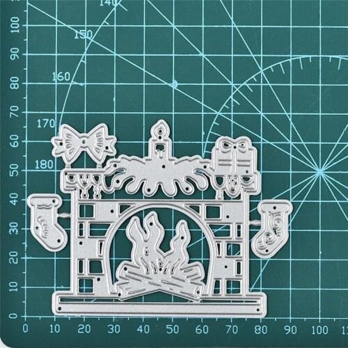 YaMinSanNiO Christmas Dies Gift Metal Cutting Dies New 2019 for Card Making Scrapbooking Dies Embossing Stencil Winter Dies