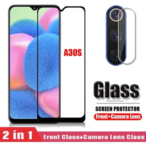 2-in-1 For Samsung A30S Protective Glass For Samsung Galaxy A30s Camera Lens Screen Protector for samsung A 30S a 30 S SM-A307F