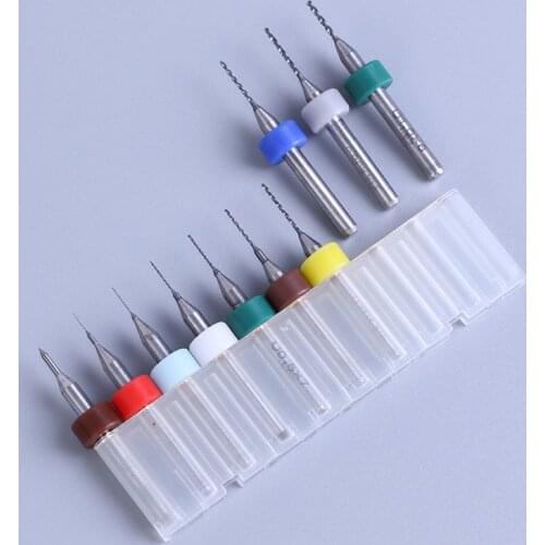10pcs/lot 0.1/0.3/1.1mm PCB Mini Drill Bit Tungsten Steel Carbide For Print Circuit Wholesale
