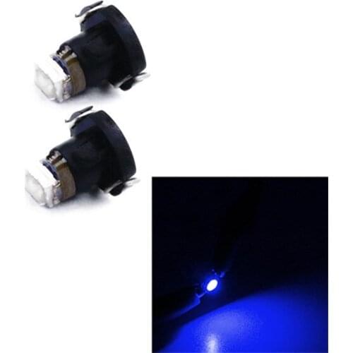 100Pcs Blue T3 Wedge 1210 1 Smd 1 LED 12V For Car Instrument Light Dash Climate Gauge Lights Heater Control Bulbs Lamp Light