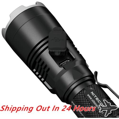 2021 nitecore MH27 with 18650 Battery Rechargeable Flashlight CREE XP-L HI V3 1000LM RGB LED High Bright EDC Torch Free Shipping