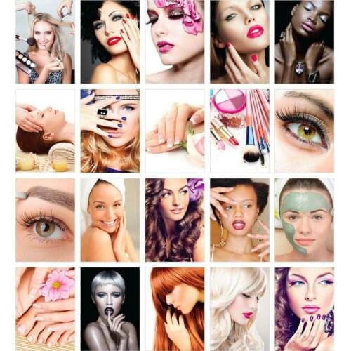 29Style Choose Hair Beauty Nails Salon Spa Model PICTURE Art Silk Print Poster Wall Decor Room Painting