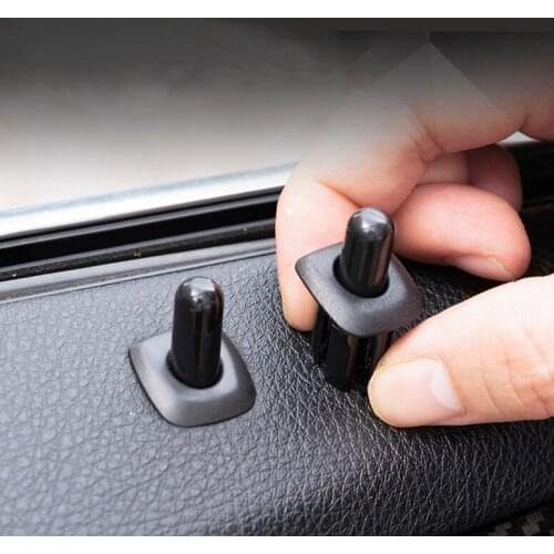 4pcs ABS Plastic Interior Rear RH LH Door Lock Pin Knob for BMW 5 Series F10 F18 520 525 Guide Trim Cover