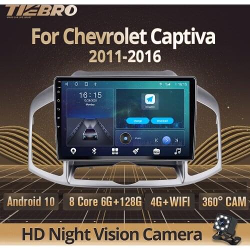 2DIN Android10.0 Car Radio For CHEVROLET CAPTIVA 2011-2016 GPS Navigation Car Multimedia Player Stereo Receiver Auto Radio IGO