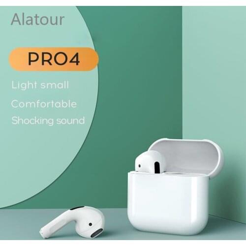 Alatour Wireless Headphones Bluetooth 5.0 Earphones sport Earbuds Headset With Mic Charging box Headphones For all smartphones
