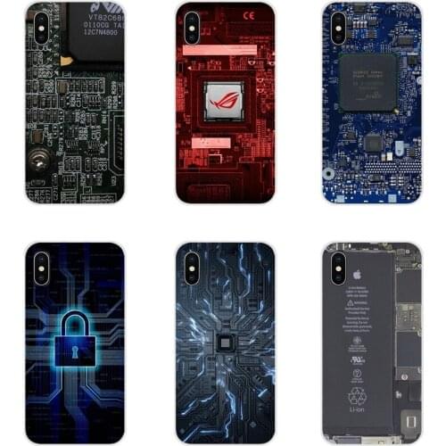 Circuit board Computer Motherboard Phone Cases For HTC One U11 U12 X9 M7 M8 A9 M9 M10 E9 Plus Desire 630 530 626 628 816 820 830