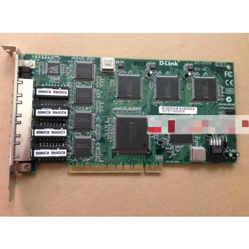 21143TD four-port network card supports routing ros sea spider PCIDFE-570TX