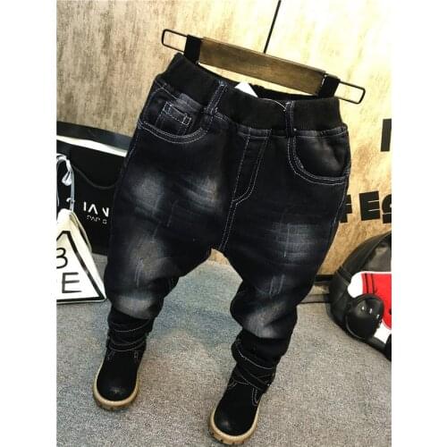 Children Pants Trousers Baby Boys Jeans Brand Fashion Autumn Kids Stylish simplicity jeans Trousers Children Clothing