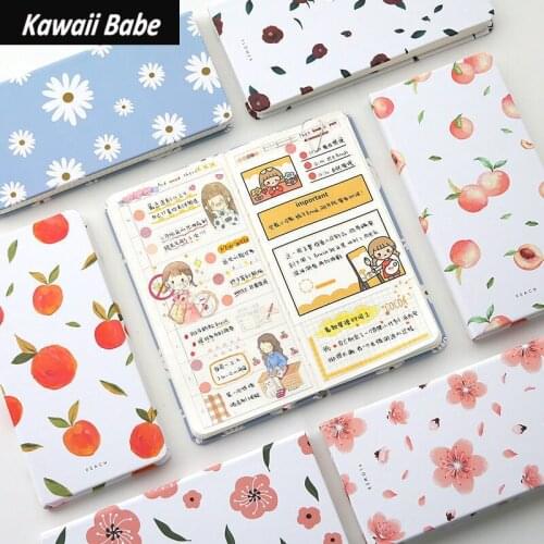 Diary Pocket Notebooks Journals Budget Book Mini Sakura Planner Portable 2021 Agenda Scheduler Undated Office School Stationery