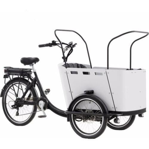 Electric Pedal 3 Wheels Street Mobile Food Cart Coffee Cargo Bike Bicycle Tricycle for Kids Children