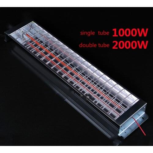 Carbon fiber heaters infrared heater lamp Radiant Wave Paint Curing Heating Lamp For Baking Oven single/double tube