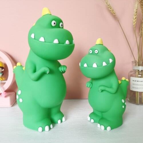 Dinosaur piggy bank drop-proof cute creative tyrannosaurus piggy bank home desktop decoration coin piggy bank birthday gift