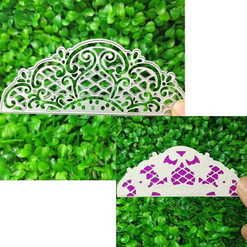 Metal cutting die suitable for Christmas DIY scrapbook photo album greeting card making 3D creative diamond edge template 2021