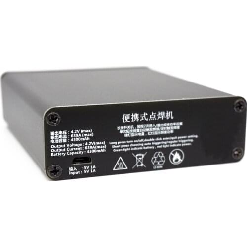 1S Mini Spot Welding Machine with Micro USB Interface Quick-Release Pens for DIY 18650 Lithium Battery Nickel Belt Electric iron