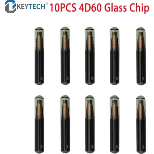 OkeyTech 10PCS Blank Glass Car Key Chip 4D60 Transponder Chip For Ford Connect Fiesta Focus Ka Mondeo 4D60 Chip High Quality