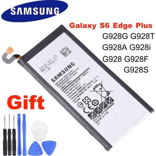 Original Samsung Battery EB-BG928ABE For Samsung GALAXY S6 edge Plus SM-G9280 G928P G928F/A/G/I/T/S G9287 G928V G9280 3000mAh