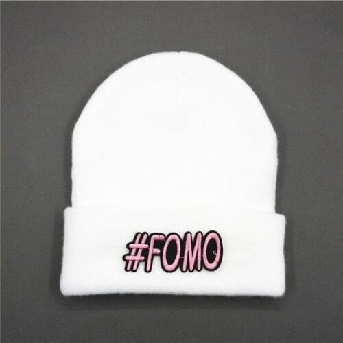 Letter embroidery Thicken knitted hat winter warm hat Skullies cap beanie hat for kid men women 230