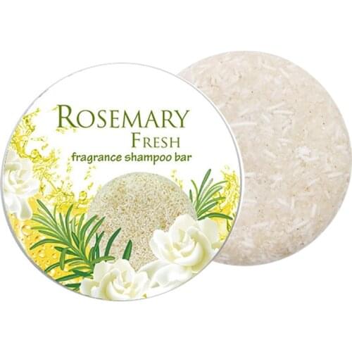 ROSEMARY Fresh Solid Frangrance Shampoo Bar 100% Natural Organic Conditioner Scalp Soothing Oil Control Repair Hair Soap TSLM2