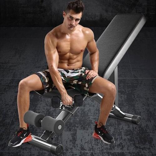 Abdominal Muscle Trainer Sit Bench Press Abdominal Muscle And Core Exercise Chair With Foam Roller Foot Handle Fitness Machine