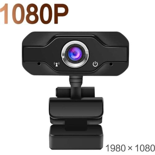 HD Webcam Built-in Dual Mics Smart 1080P Web Camera USB Pro Stream Camera for Desktop Laptops PC Game Cam For OS Windows 8 10