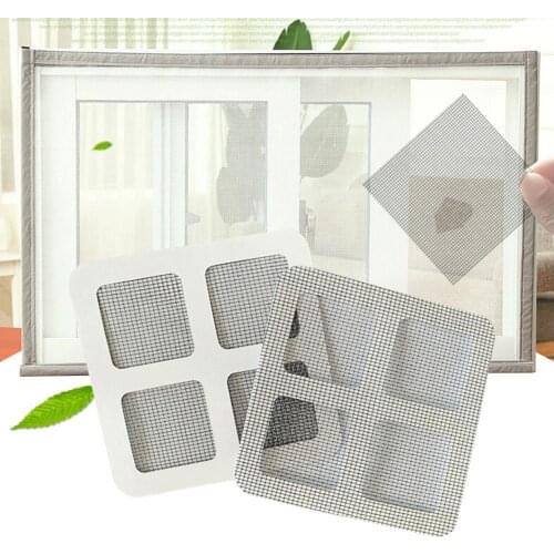 3Pcs Anti Insect Fly Bug Mosquito Door Window Mesh Repair Screen Patch Sticker Window Door Screen Mosquito Adhesive Repair Tool