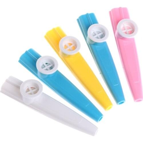 5pcs Plastic Kazoo Harmonica Mouth Flute Children Party Gift Musical Instrument