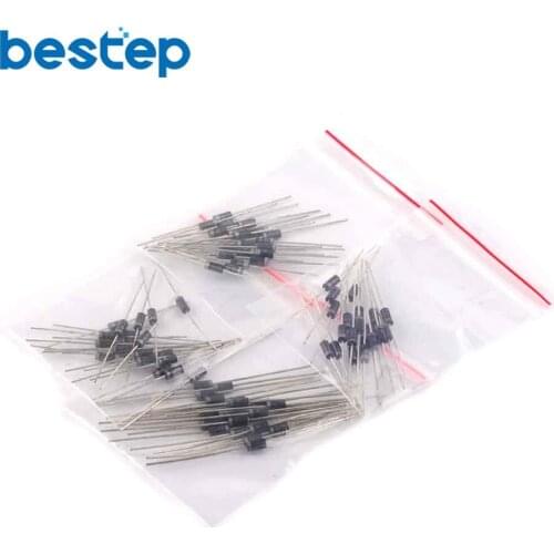 80PCS 4Value Each 20PCS 1N4001 1N4002 1N4004 1N4007 Silicon Rectifiers Assortment Kit DO-41
