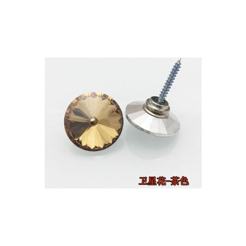 A6 20MM Crystal glass soft bag crystal button sofa bedside KTV background wall drill button decorative button DIY button