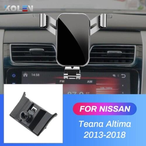 Car Mobile Phone Holder For Nissan Teana Altima J33 L33 2013-2018 Air Vent GPS Gravity Stand Special Mount Navigation Bracket