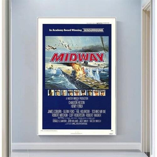 CP1173 Midway Classic Hot Movie Print Silk Fabric Poster Indoor Wall Art Decor Gift