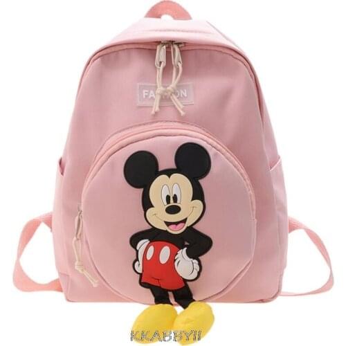 Mickey Mouse Childrens small bag new cute boy and girl cartoon backpack kindergarten baby casual rucksack