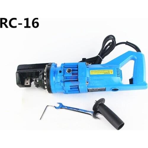 Electric Hydraulic Rebar Cutting Pliers Electric Steel Cutter RC-16 4-16MM 220V