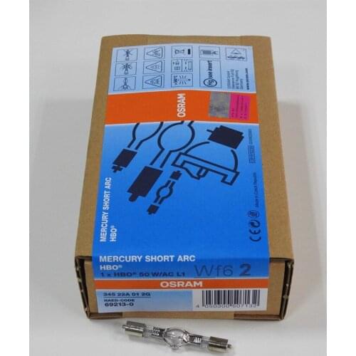 HBO 50W/AC/L1 high pressure mercury lamp, short arc mercury lamp, microscope tube