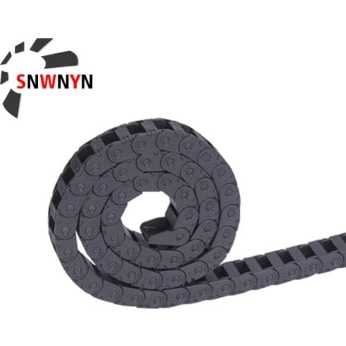 10 X 20mm 10*20mm Drag Chain L1000mm Cable Drag Chain Wire Carrier With End Connectors For CNC Router Machine Tools