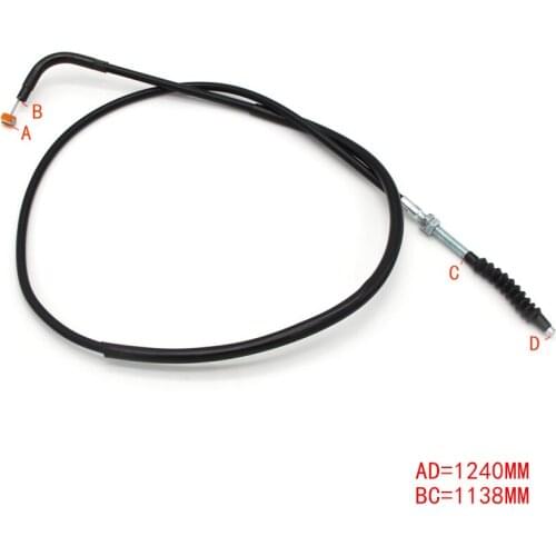 Motorcycle Wire Steel Braided Clutch Cable Replacement For Yamaha MT-09 MTN850 MT09 FZ09 XSR900 MTM850 1RC-26335-01 1RC-26335-00
