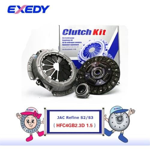 JAMB38727212 For JAC Refine S2 S3 HFC4GB3-3D 1.5 ORIGINAL Clutch Disc Clutch Plate Bearing Clutch Kit Set Three Pcs Set