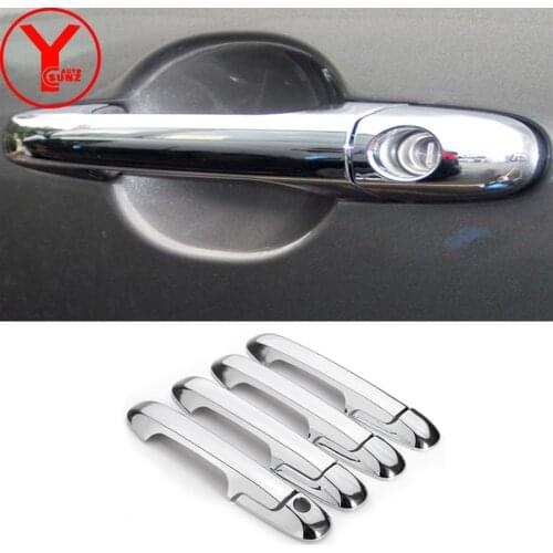 Tunning Exterior Handle Molding Decoration For Honda Accord 2003 2004 2005 2006 2007 Chrome Car Side Door Handle Cover Trim